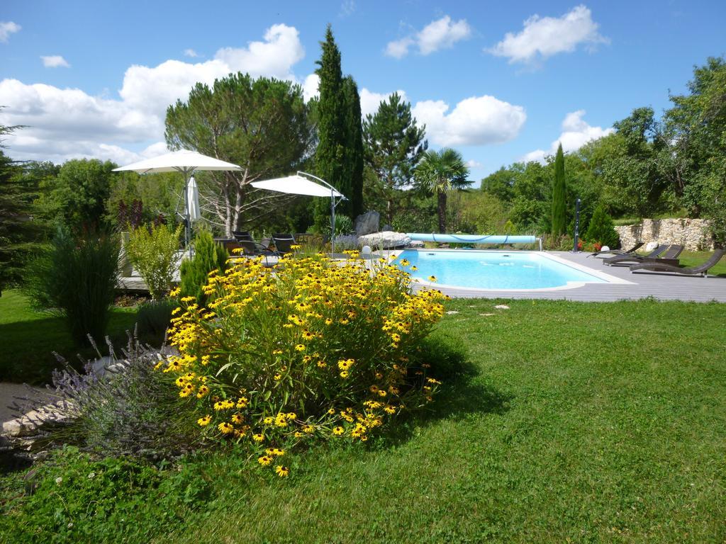Au Mas De Gamet Bed and Breakfast Théminettes Exteriör bild